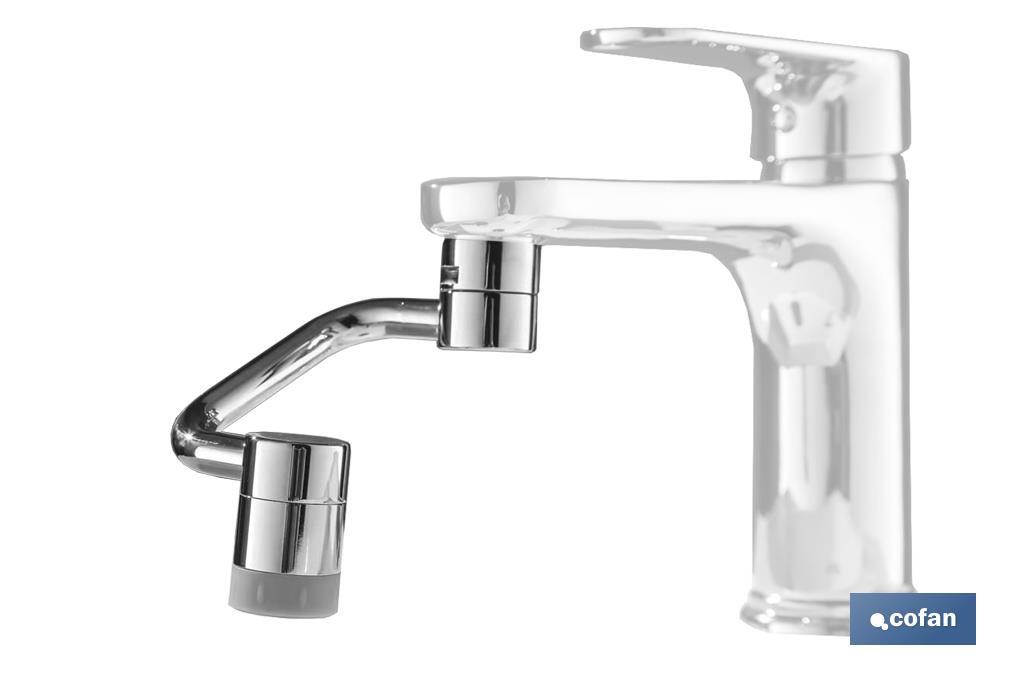 AIREADOR DE GRIFO EXTENSION GIRATORIO METRICA 24- 9X6X2.5 CM