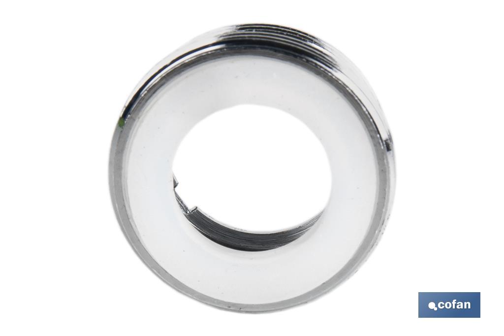 REDUCTOR/AMPLIADOR LATÓN ROSCA MACHO 22-24 MM