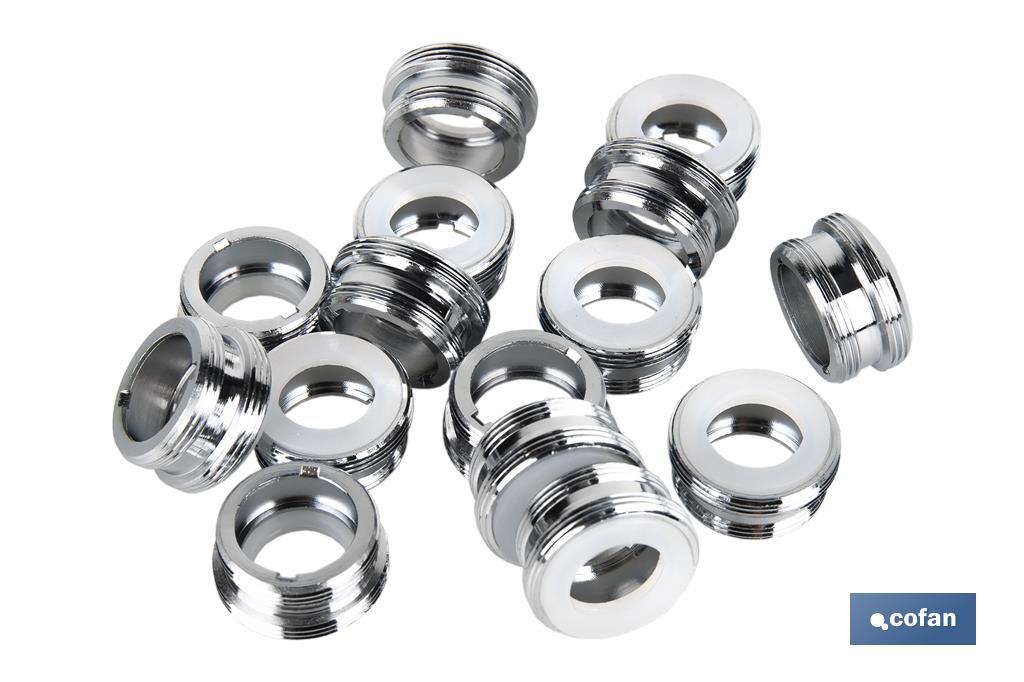 REDUCTOR/AMPLIADOR LATÓN ROSCA MACHO 22-24 MM