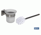 ESCOBILLERO INODORO GAMA MARVAO INOX 304 BRILLO
