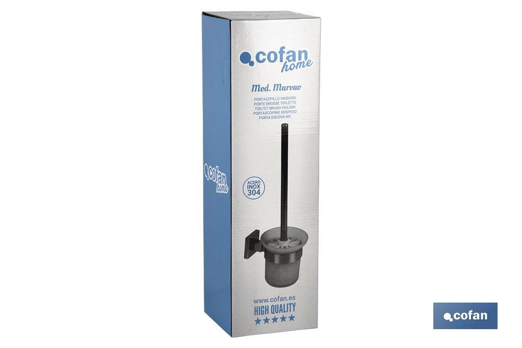 ESCOBILLERO INODORO GAMA MARVAO INOX 304 BRILLO