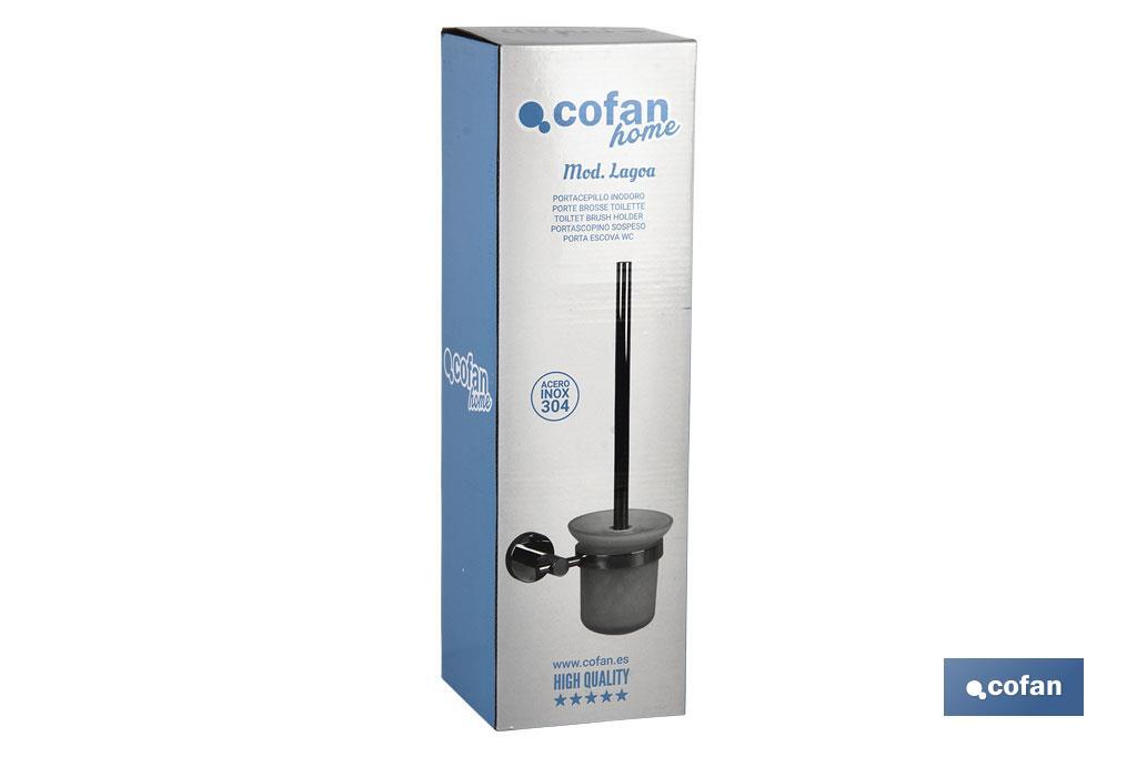 ESCOBILLERO INODORO GAMA LAGOA INOX 304 BRILLO