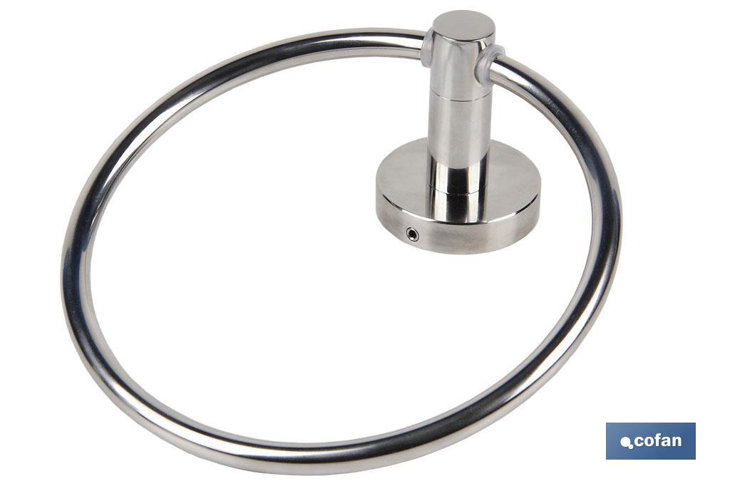 TOALLERO CIRCULAR GAMA LAGOA INOX 304  BRILLO