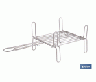 PARRILLA DOBLE INOX 250 X 250MM