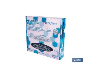 CABEZAL DE DUCHA REDONDO EXTRAFINO DE ACERO INOXIDABLE 304 Ø24,5 CM