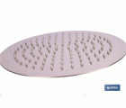 CABEZAL DE DUCHA REDONDO EXTRAFINO DE ACERO INOXIDABLE 304 Ø24,5 CM