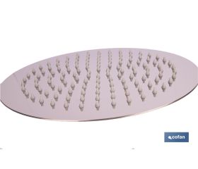 CABEZAL DE DUCHA REDONDO EXTRAFINO DE ACERO INOXIDABLE 304 Ø24,5 CM