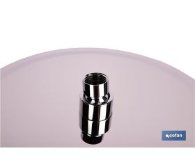 CABEZAL DE DUCHA REDONDO EXTRAFINO DE ACERO INOXIDABLE 304 Ø24,5 CM
