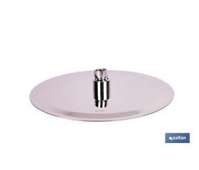 CABEZAL DE DUCHA REDONDO EXTRAFINO DE ACERO INOXIDABLE 304 Ø24,5 CM
