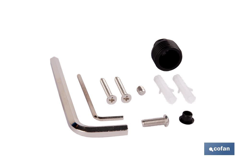 DUCHA HIGIÉNICA PARA INODORO AGUA FRÍA Y CALIENTE COLOR NEGRO 13 X 7,5 X 10 CM