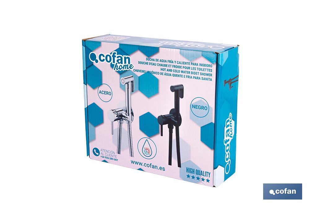 DUCHA HIGIÉNICA PARA INODORO AGUA FRÍA Y CALIENTE COLOR INOX 13 X 7,5 X 10 CM