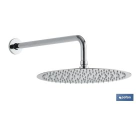 CONJUNTO DE DUCHA EMPOTRADA MONOMANDO REDONDA CROMADA