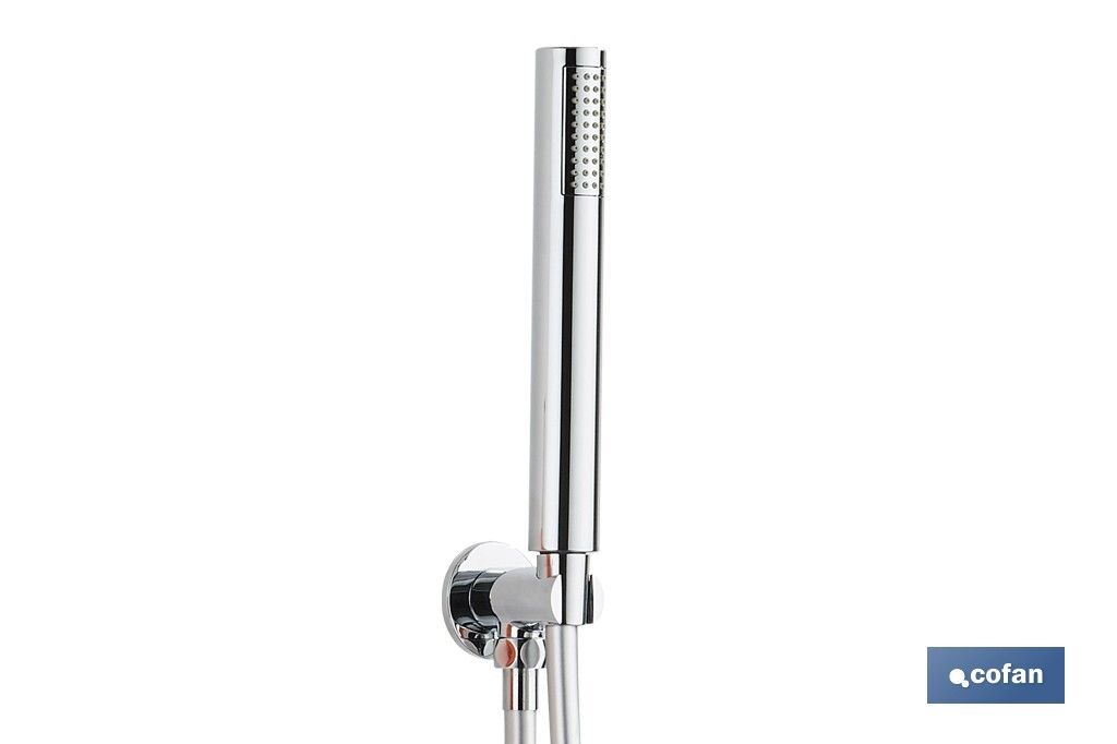 CONJUNTO DE DUCHA EMPOTRADA MONOMANDO REDONDA CROMADA