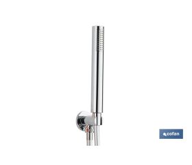 CONJUNTO DE DUCHA EMPOTRADA MONOMANDO REDONDA CROMADA