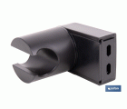 SOPORTE DE DUCHA PARA PARED COLOR NEGRO ABS