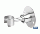 Soporte de ducha para pared | Material: acero inoxidable | Diámetro: 5,5 cm | Fácil instalación | Disponible en dos acabados diferentes