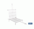 PARRILLA DOBLE INOX 300 X 300MM