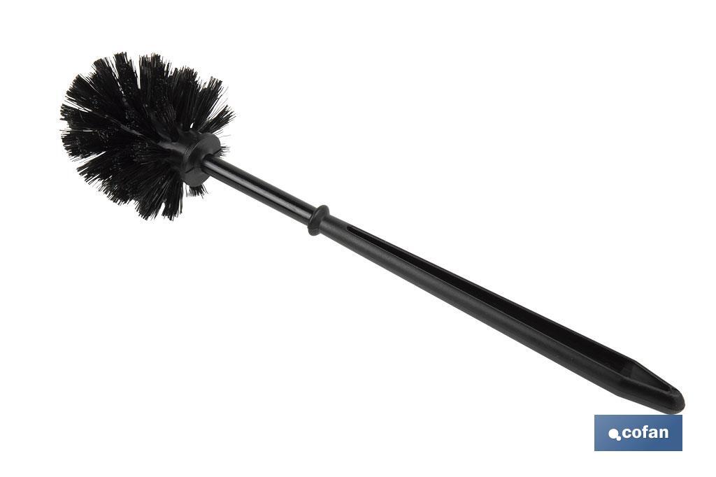 ESCOBILLA WC NEGRA 36 CM