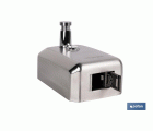 DOSIFICADOR DE JABON EN ACERO INOXIDABLE 304 CEPILLADO 500 ML 10 X 6 X 15,5CM
