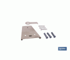 DOSIFICADOR DE JABON EN ACERO INOXIDABLE 304 CEPILLADO 500 ML 10 X 6 X 15,5CM