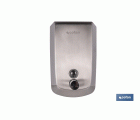 DOSIFICADOR DE JABON EN ACERO INOXIDABLE 304 CEPILLADO 1000 ML 12.6 X 6 X 20.3CM