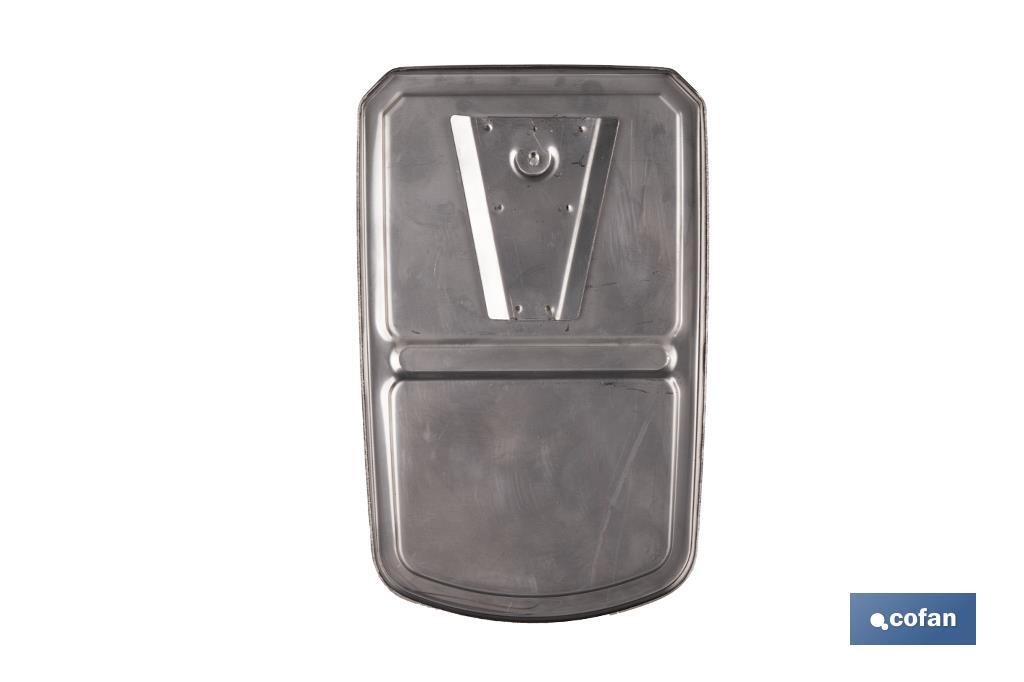 DOSIFICADOR DE JABON EN ACERO INOXIDABLE 304 CEPILLADO 1000 ML 12.6 X 6 X 20.3CM