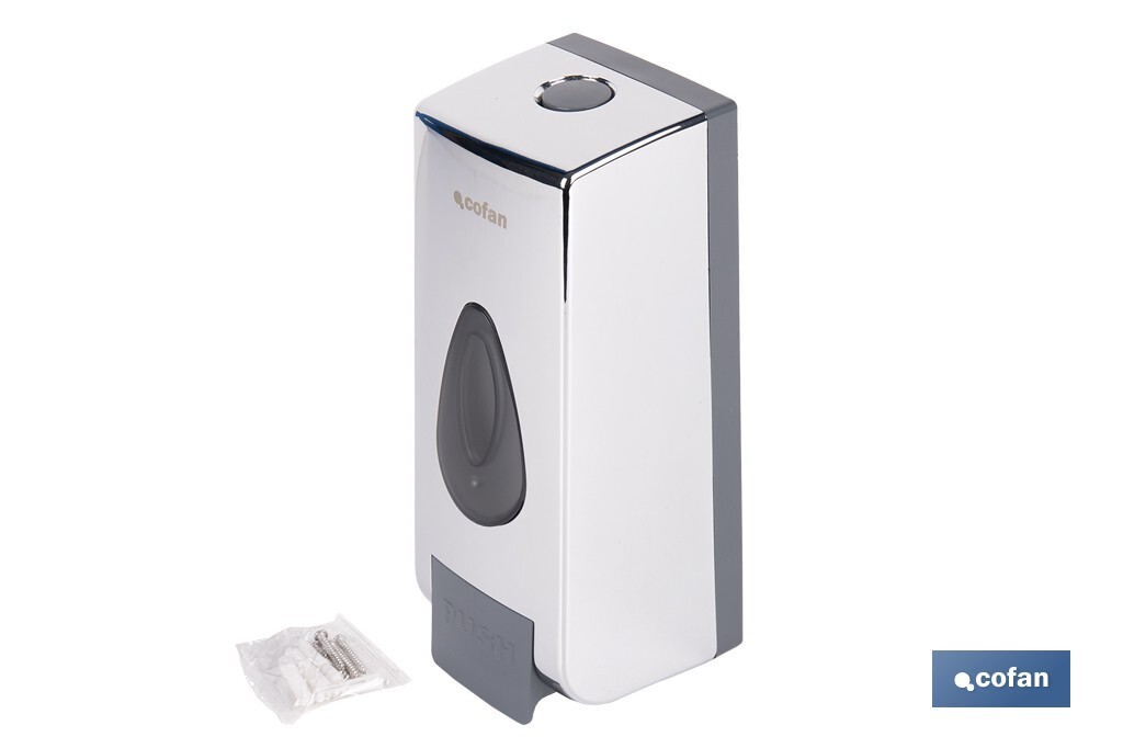 DOSIFICADOR DE JABÓN DE ABS 600 ML COLOR CROMO