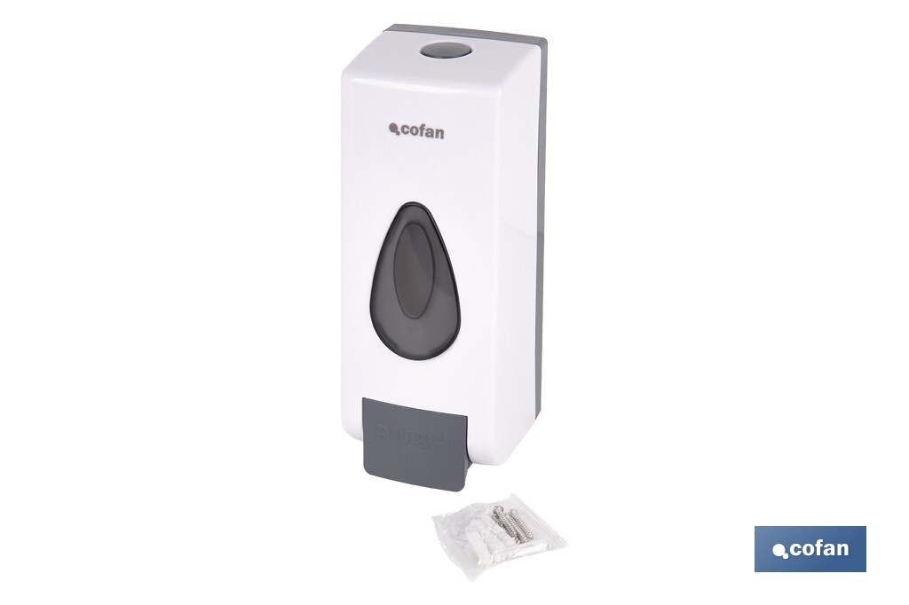 DOSIFICADOR DE JABÓN DE ABS 600 ML COLOR BLANCO