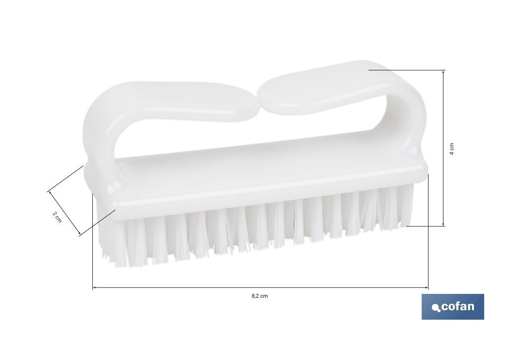 CEPILLO DE UÑAS CON ASA 8.2 CM