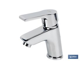 Grifo para Lavabo Monomando | Modelo Ross | Fabricado en Latón | Medidas 13 x 11 x 4.5 cm