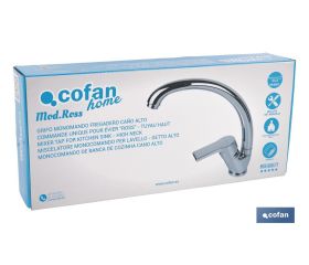 GRIFO MONOMANDO FREGADERO CAÑO ALTO MODELO ROSS