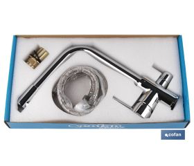 GRIFO DE COCINA MONOMANDO 3 VÍAS ADAPTABLE PARA OSMOSIS