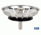 Tapón de Fregadero | Fabricado en Acero Inoxidable 304 | Modelo Kandy | Tapón Universal