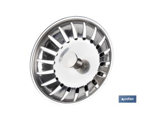 TAPÓN DE FREGADERO EN ACERO INOXIDABLE 304 MODELO KANDY