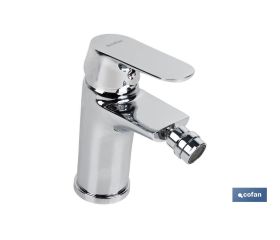 Grifo para Bidé Monomando | Medida 40 mm | Modelo Rift | Fabricado en Latón con Acabado Cromado y Mando en Aleación de Zinc