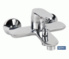 Grifo de Bañera Monomando | Medida 40 mm | Modelo Rift | Fabricado en Latón con Acabado en Cromado