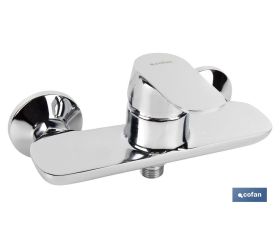 Grifo para Ducha Monomando | Cartucho 40 mm | Modelo Rift | Fabricado en Latón con Acabado en Cromado