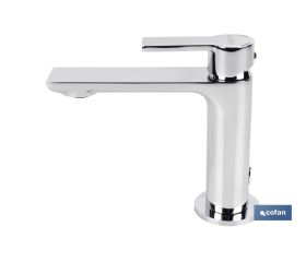 Grifo para Lavabo Monomando | Medida 25 mm | Modelo Matheson | Fabricado en Latón con un Acabado en Cromado