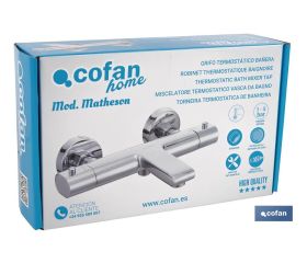 GRIFO TERMOSTATICO BAÑERA MODELO MATHESON