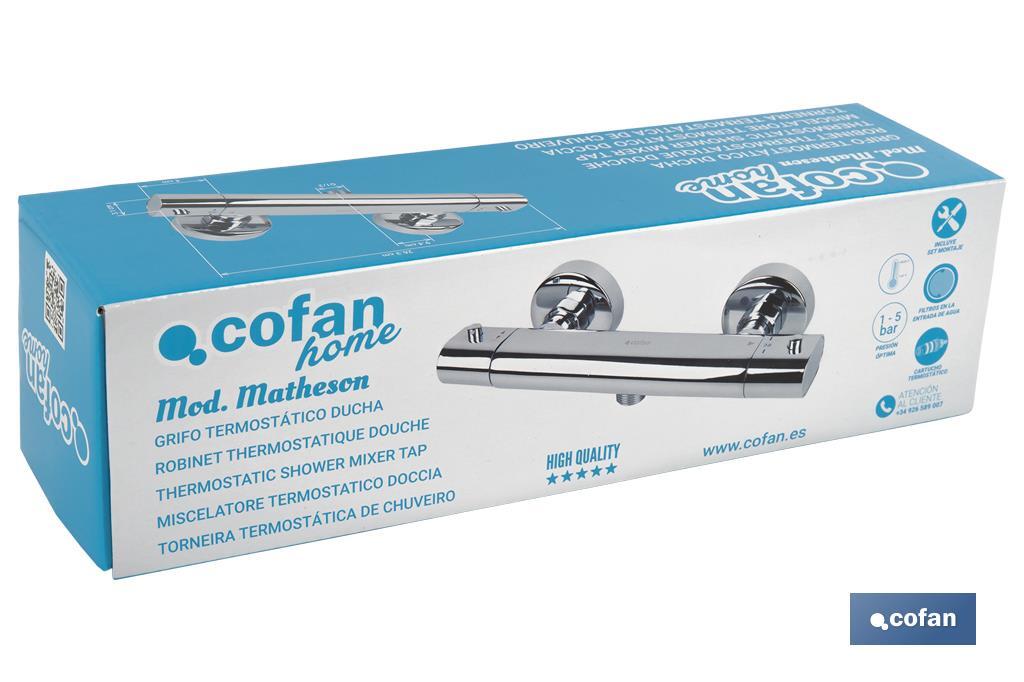 GRIFO TERMOSTATICO DUCHA MODELO MATHESON
