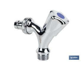 PACK DE 2 GRIFOS DE SALIDA DE AGUA PARA LAVADORA/ LAVAVAJILLAS