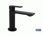Grifo Monomando para Lavabo | Color Grifería Negra | Cartucho de 25 mm