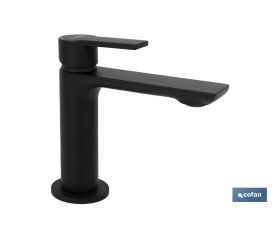 Grifo Monomando para Lavabo | Color Grifería Negra | Cartucho de 25 mm
