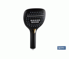 MANGO DUCHA NEGRO MATE 3 FUNCIONES