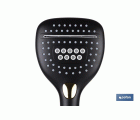 MANGO DUCHA NEGRO MATE 3 FUNCIONES