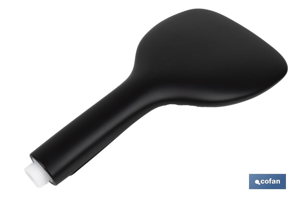 MANGO DUCHA NEGRO MATE 3 FUNCIONES