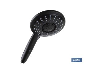 Mango de Ducha | Color Grifería Negra | Ducha con 5 Funciones