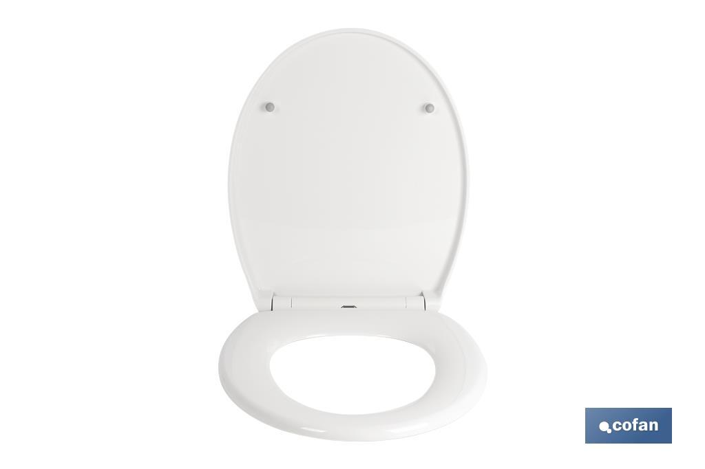 TAPA WC  FORMA OVAL LIBERACIÓN RAPIDA 44.9 X 37.5 CM