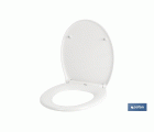 TAPA WC  FORMA OVAL LIBERACIÓN RAPIDA 44.9 X 37.5 CM