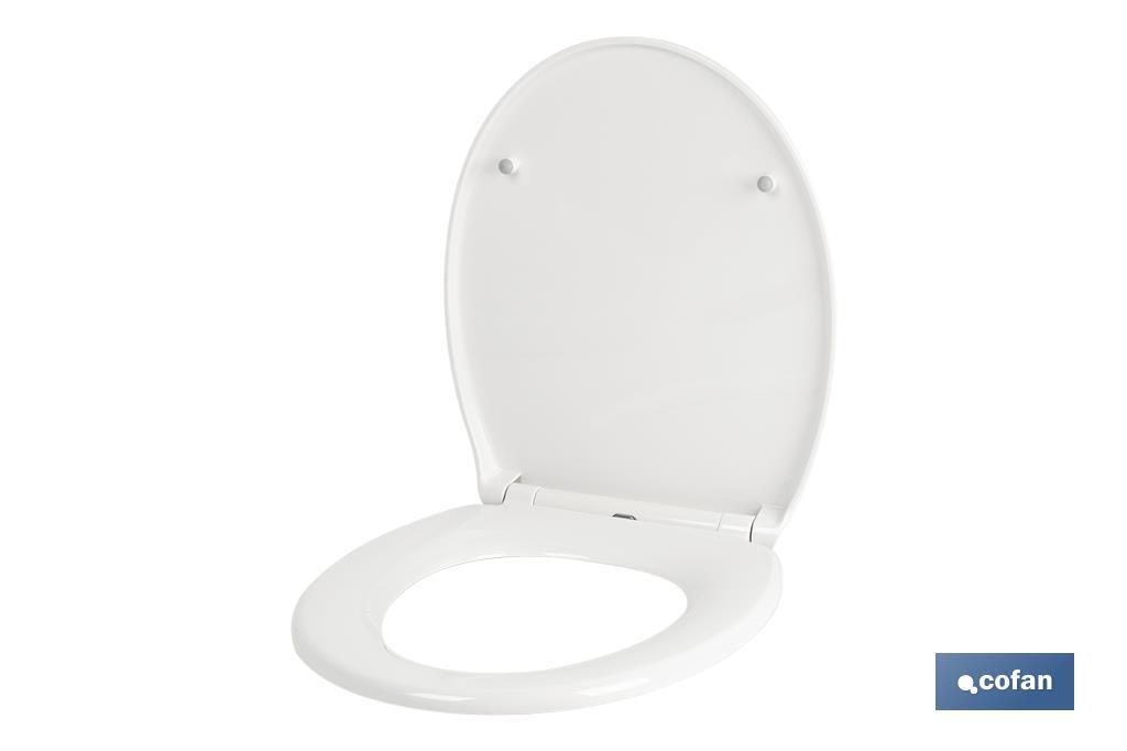 TAPA WC  FORMA OVAL LIBERACIÓN RAPIDA 44.9 X 37.5 CM